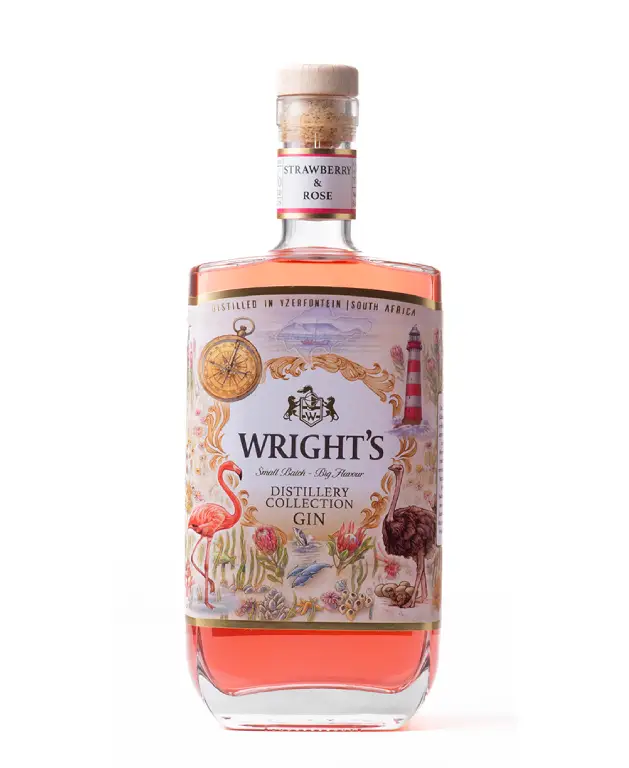 Wrights Straw And Rose Gin